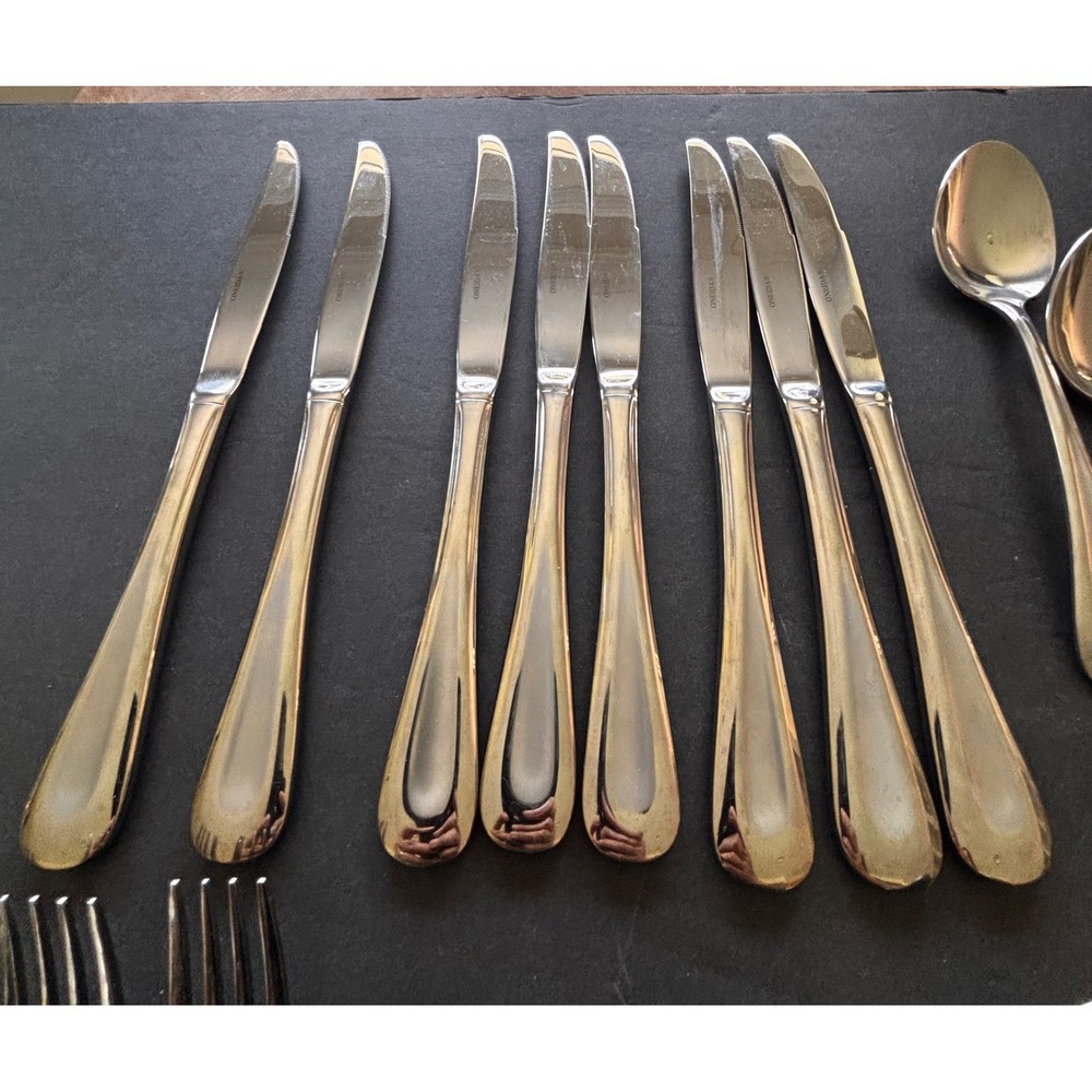 Oneida Stainless Flatware SATIN SAND DUNE 40 Pc Service for 8 Excellent - Picture 6 of 16